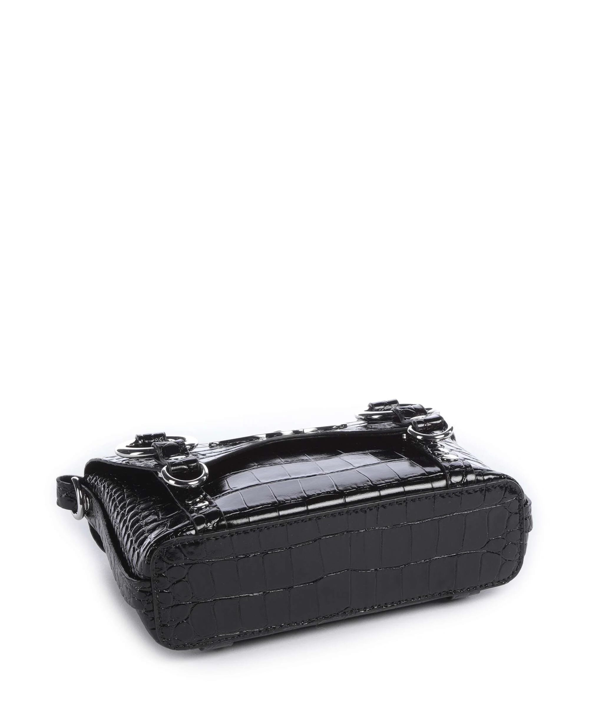 Vivienne Westwood Kim Embossed Croc Sac bandoulière black - Image 4