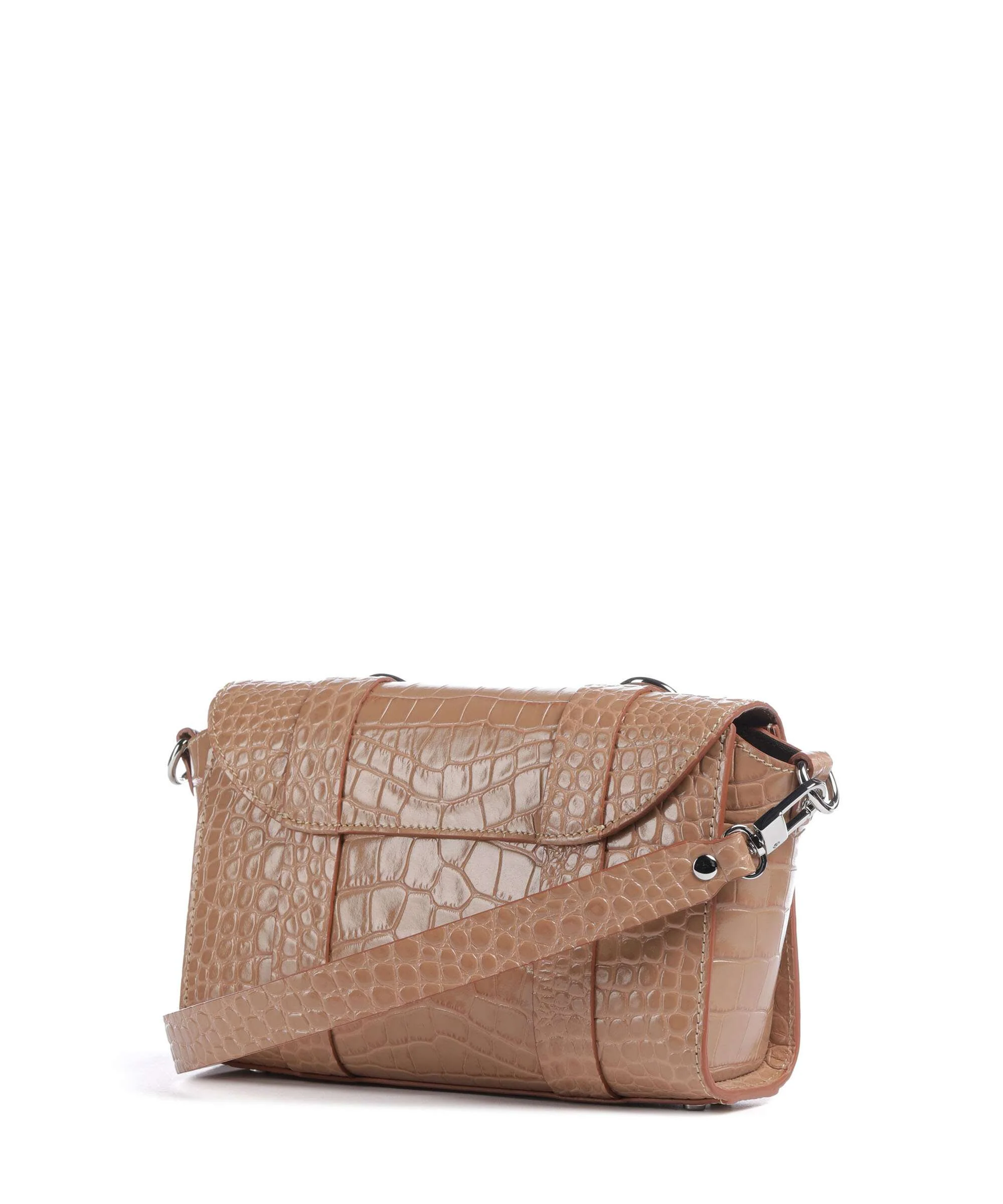 Vivienne Westwood Kimmy Embossed Croc Sac bandoulière dusty pink - Image 2