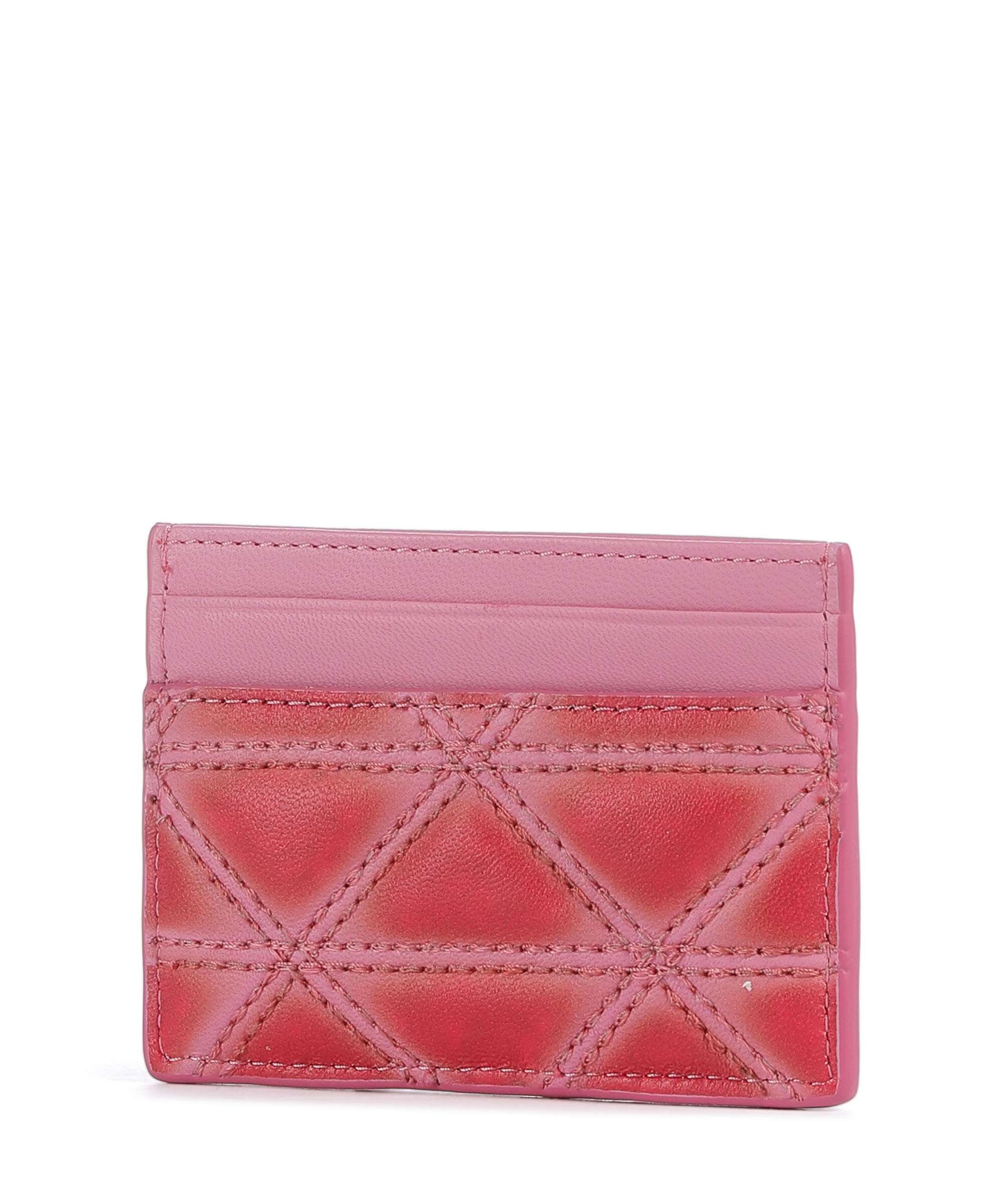 Vivienne Westwood Quilted Nappa Print Étui à cartes crédit pink/red - Image 2