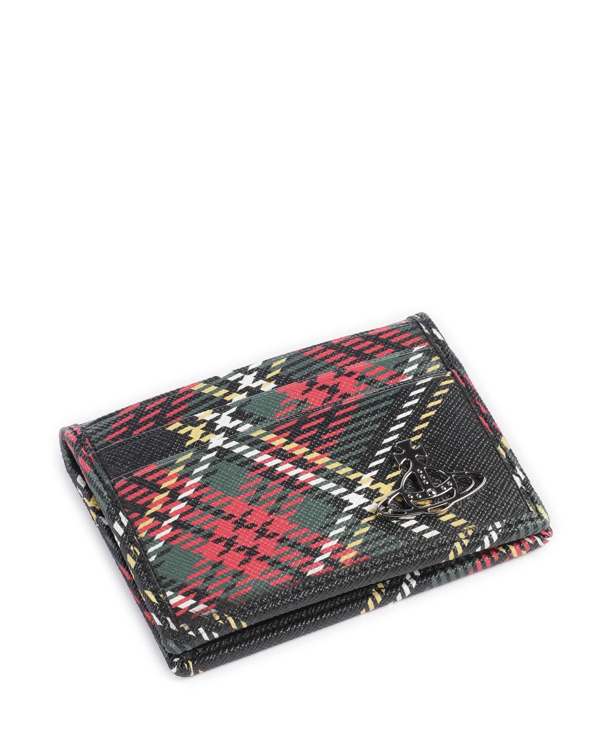 Vivienne Westwood Saffiano Printed Étui à cartes crédit chelsea tartan - Image 3