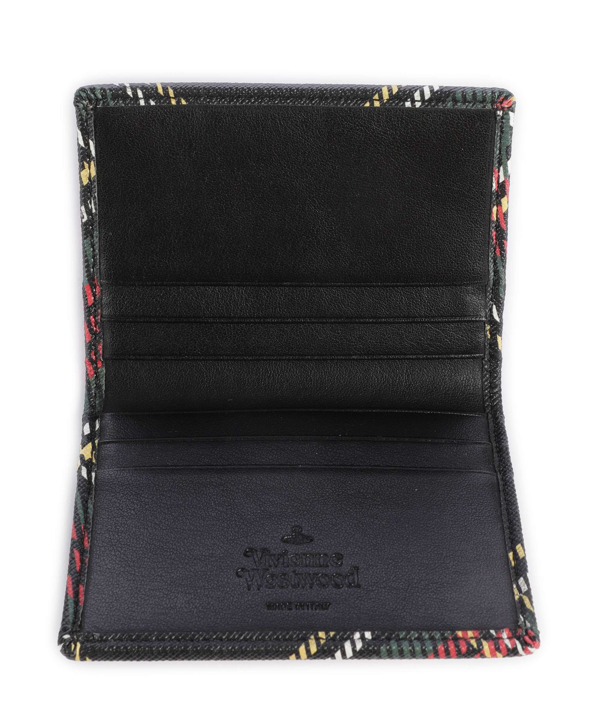 Vivienne Westwood Saffiano Printed Étui à cartes crédit chelsea tartan - Image 4
