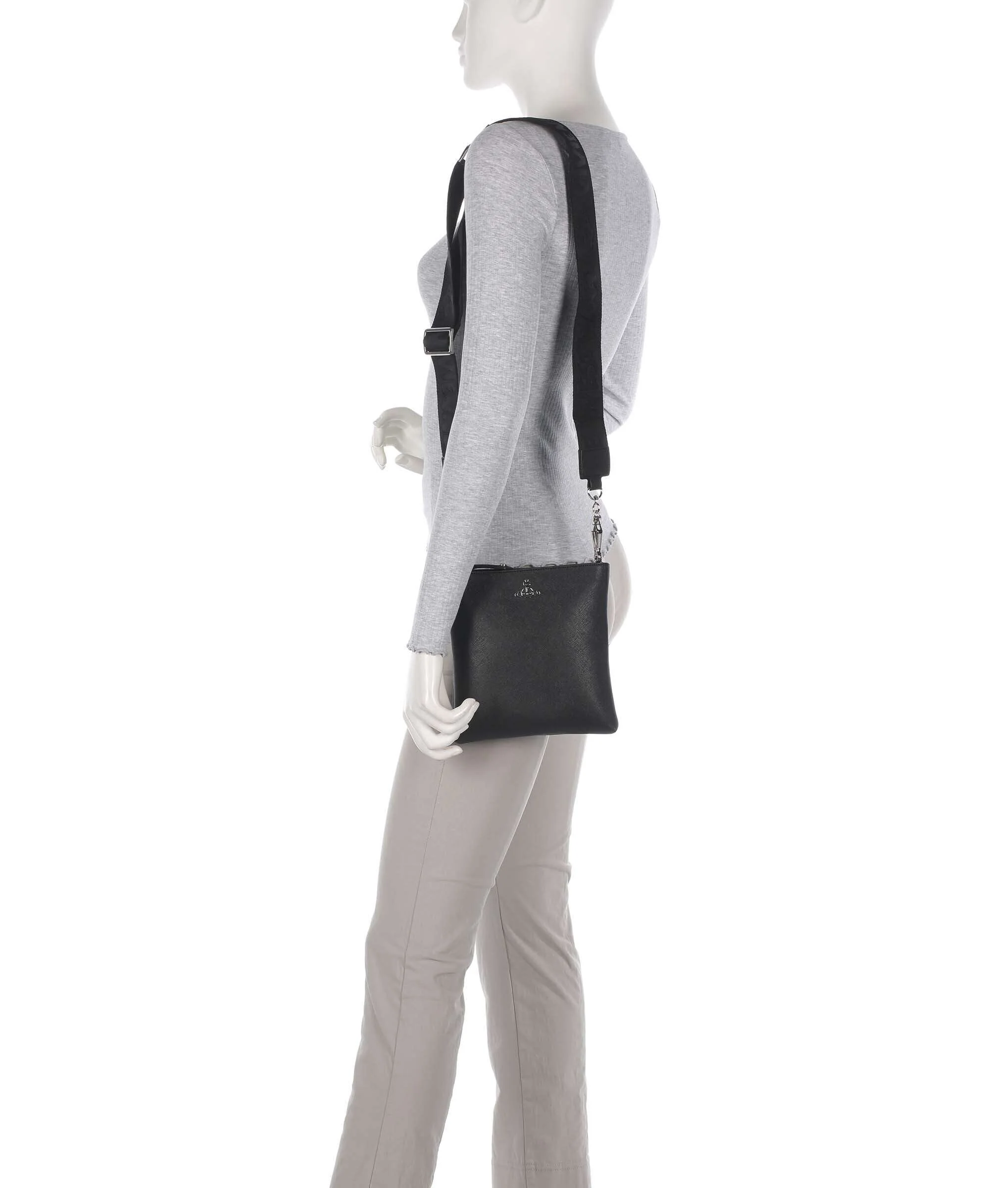 Vivienne Westwood Squire Square Saffiano Sac bandoulière black - Image 3