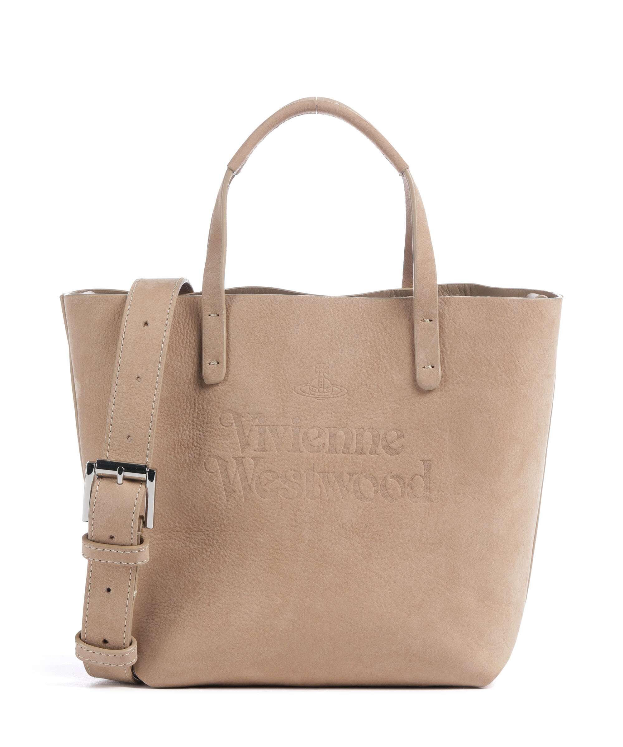 Vivienne Westwood Studio Nubuck Small Sac à main beige