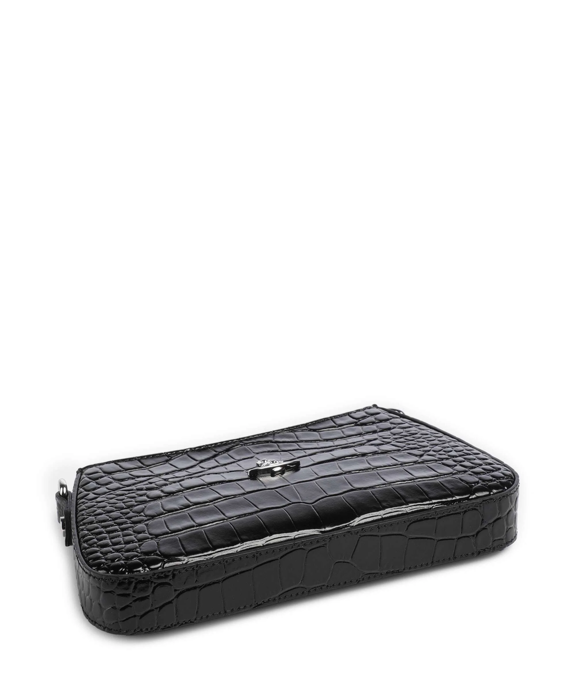 Vivienne Westwood Tasha Embossed Croc Sac porté épaule black - Image 4